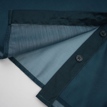 Zoé darkgreen ribbon tieneck shirt  skirt matching set