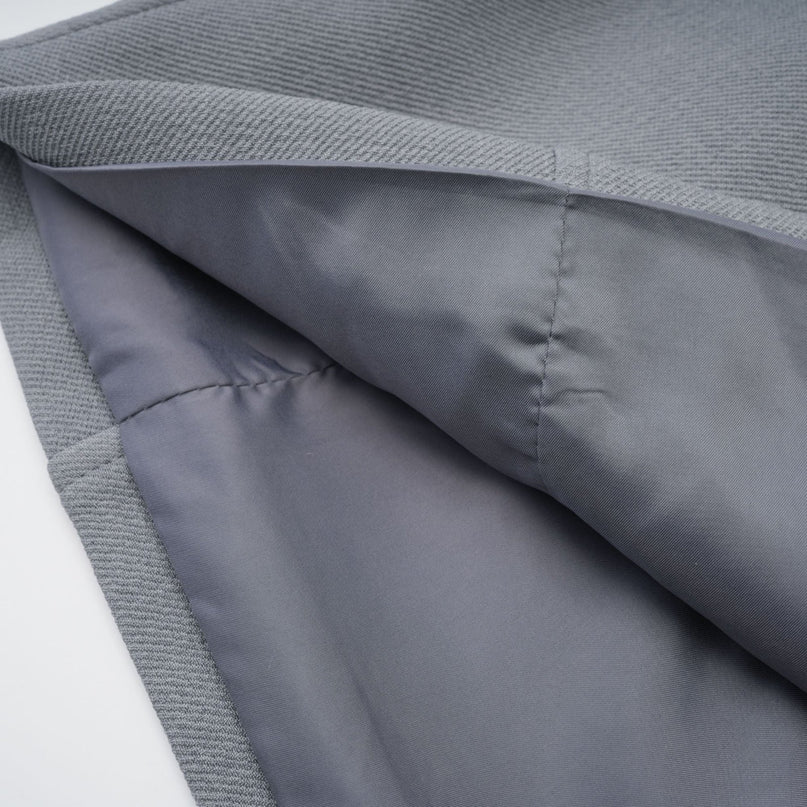 Zuri Grey Faux Fur Mini Dress